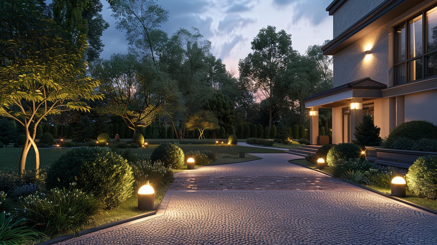 Освещение участка частного дома: преображаем пространство