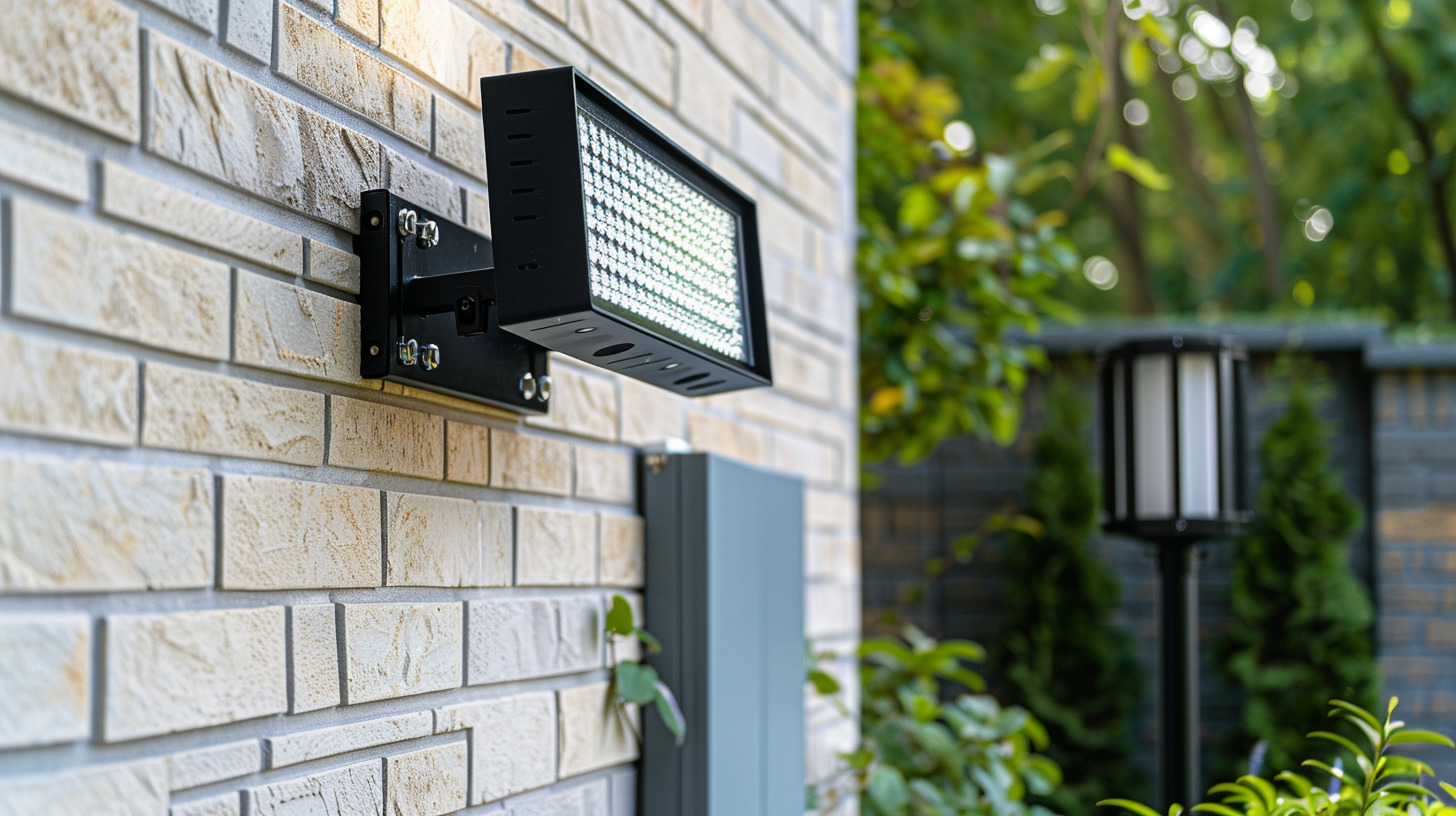 Прожектор уличный с кронштейном