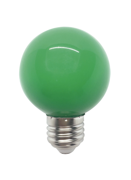 лампа 3W LED ESL 60 зеленая d60мм