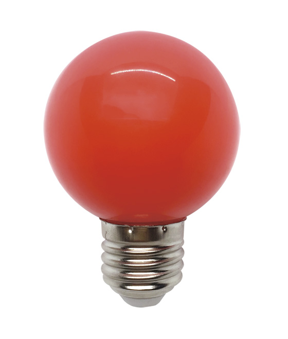 лампа 3W LED ESL 60 красная d60мм