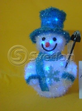 Объемные фигуры «Снеговик в синем»