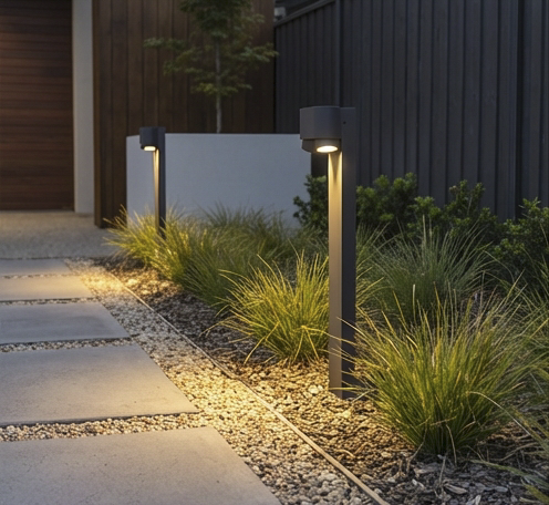 Напольный светильник серии "Кипр" G4177 GU10 IP44 - фото 8