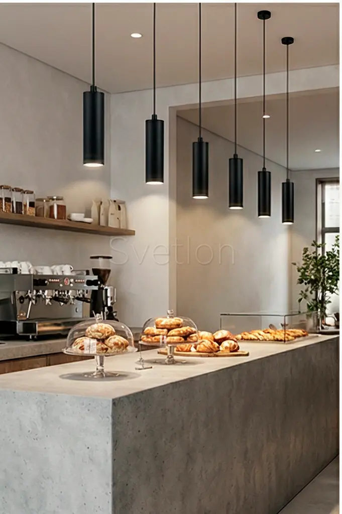 Светильник LED "Цилиндр" HB1525 15W 3CCT h=25см d=5,5см IP20 черный - фото 7