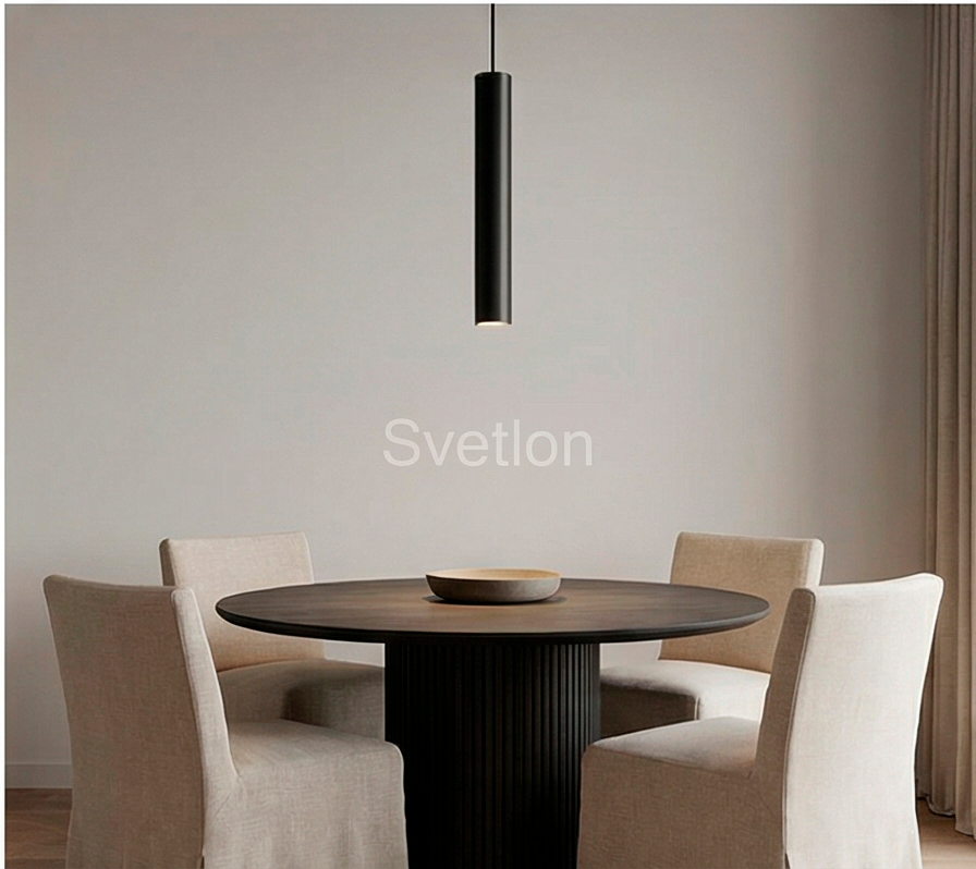 Светильник LED "Цилиндр" HB2040 20W 3CCT h=40см d=5,5см IP20 черный - фото 2