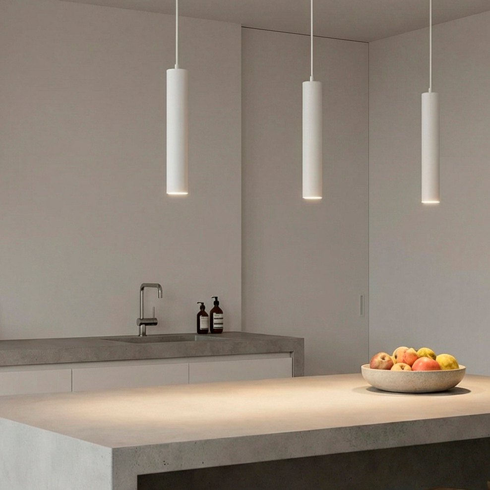 Светильник LED "Цилиндр" HB2040 20W 3CCT h=40см d=5,5см IP20 белый - фото 3